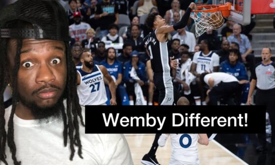 WEMBY VS ANTMAN! | Minnesota Timberwolves vs San Antonio Spurs | Reaction