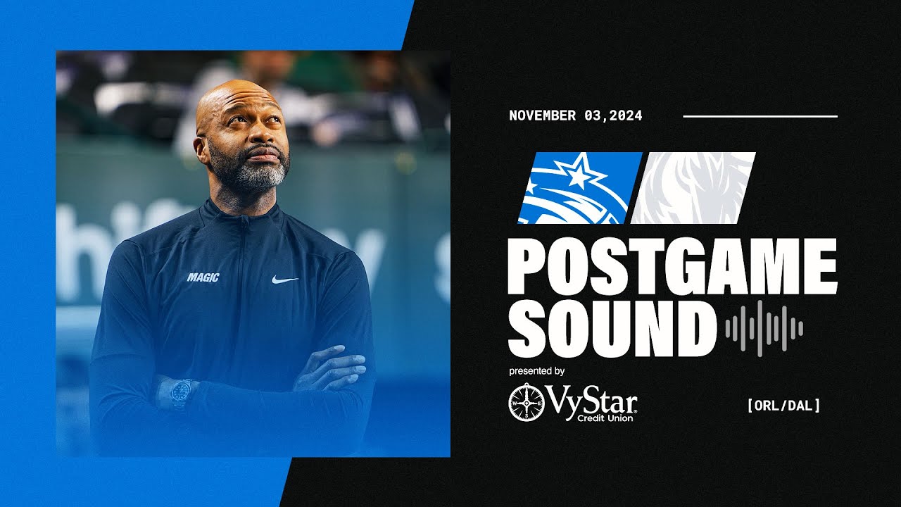 POSTGAME SOUND: MAGIC VS. MAVERICKS | COACH MOSE & FRANZ WAGNER PRESENTED BY VYSTAR