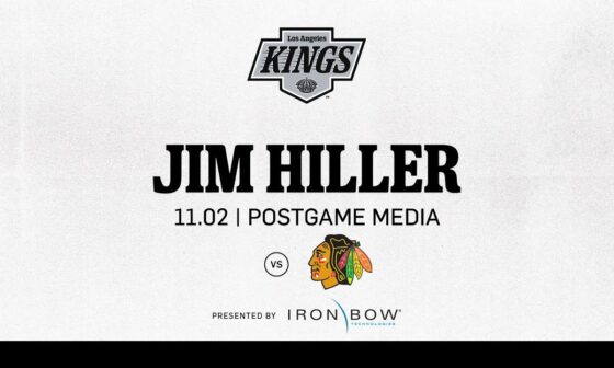 Head Coach Jim Hiller | 11.02 LA Kings lose to Chicago Blackhawks in a Shootout