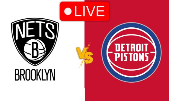 🔴 Live: Brooklyn Nets vs Detroit Pistons | NBA | Live PLay by Play Scoreboard