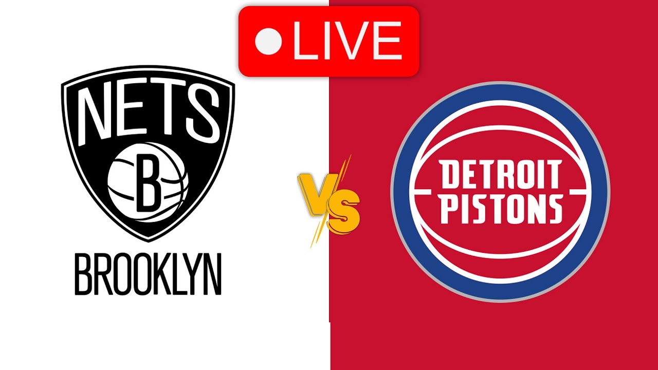 🔴 Live: Brooklyn Nets vs Detroit Pistons | NBA | Live PLay by Play Scoreboard