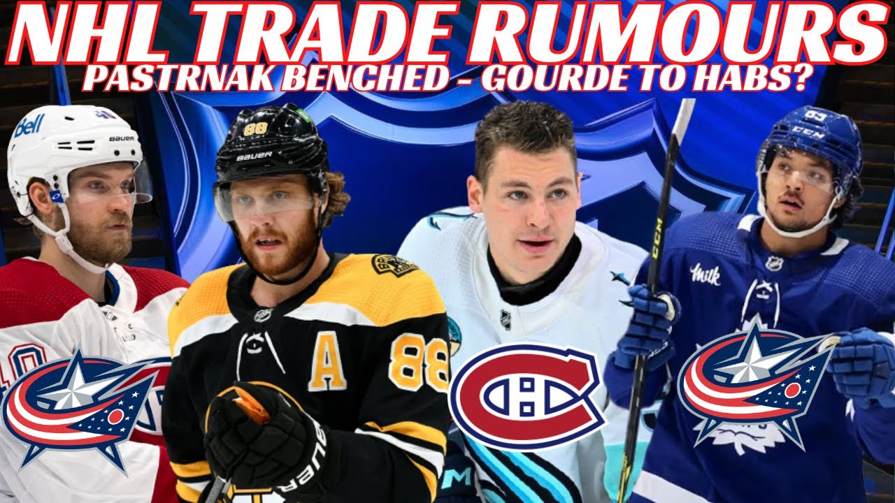 NHL Trade Rumours - Habs, Leafs, CBJ & Kraken, Pastrnak Benched, Lehkonen Activated & Waivers News