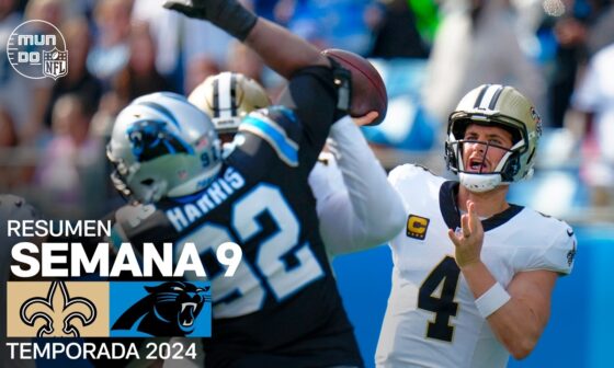 New Orleans Saints vs. Carolina Panthers | Resumen NFL en español - Semana 9 | NFL Highlights 2024