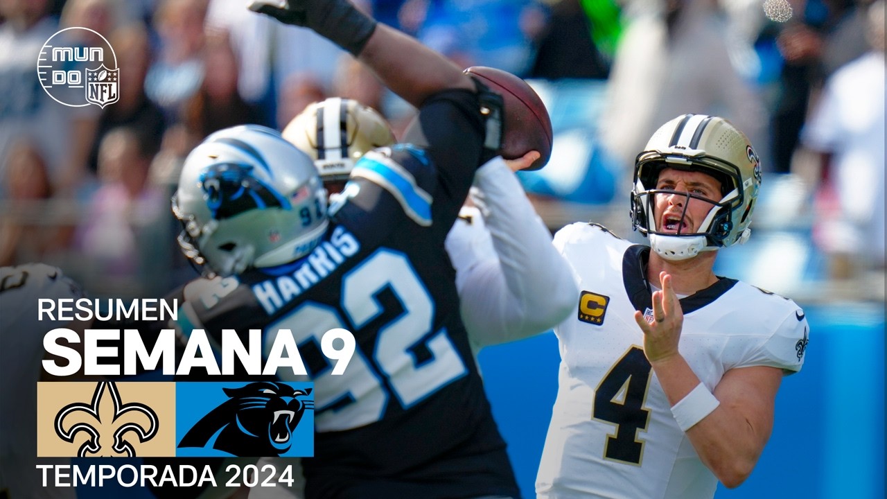 New Orleans Saints vs. Carolina Panthers | Resumen NFL en español - Semana 9 | NFL Highlights 2024