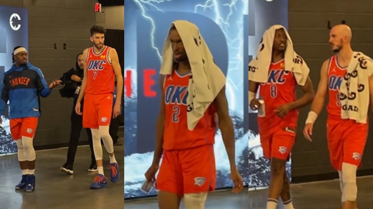 Shai Gilgeous-Alexander, Chet Holmgren Immediately After Thunder Beat Clippers