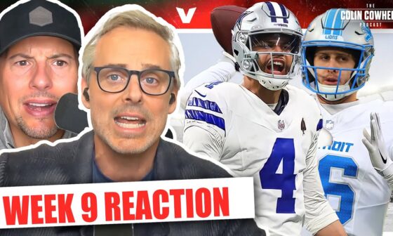 Reaction to Cowboys-Falcons, Lions-Packers, Rams-Seahawks, Jaguars-Eagles | Colin Cowherd NFL