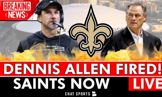 LIVE BREAKING NEWS: Saints Fired Dennis Allen