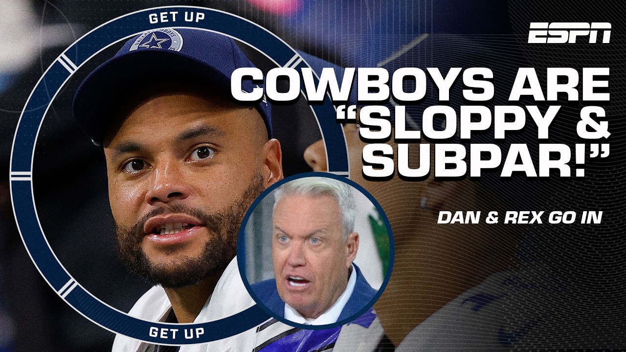 NEW LOW for the Dallas Cowboys? 😮 'SLOPPY, UNDISCIPLINED, SUBPAR TEAM!' - Dan Orlovsky | Get Up