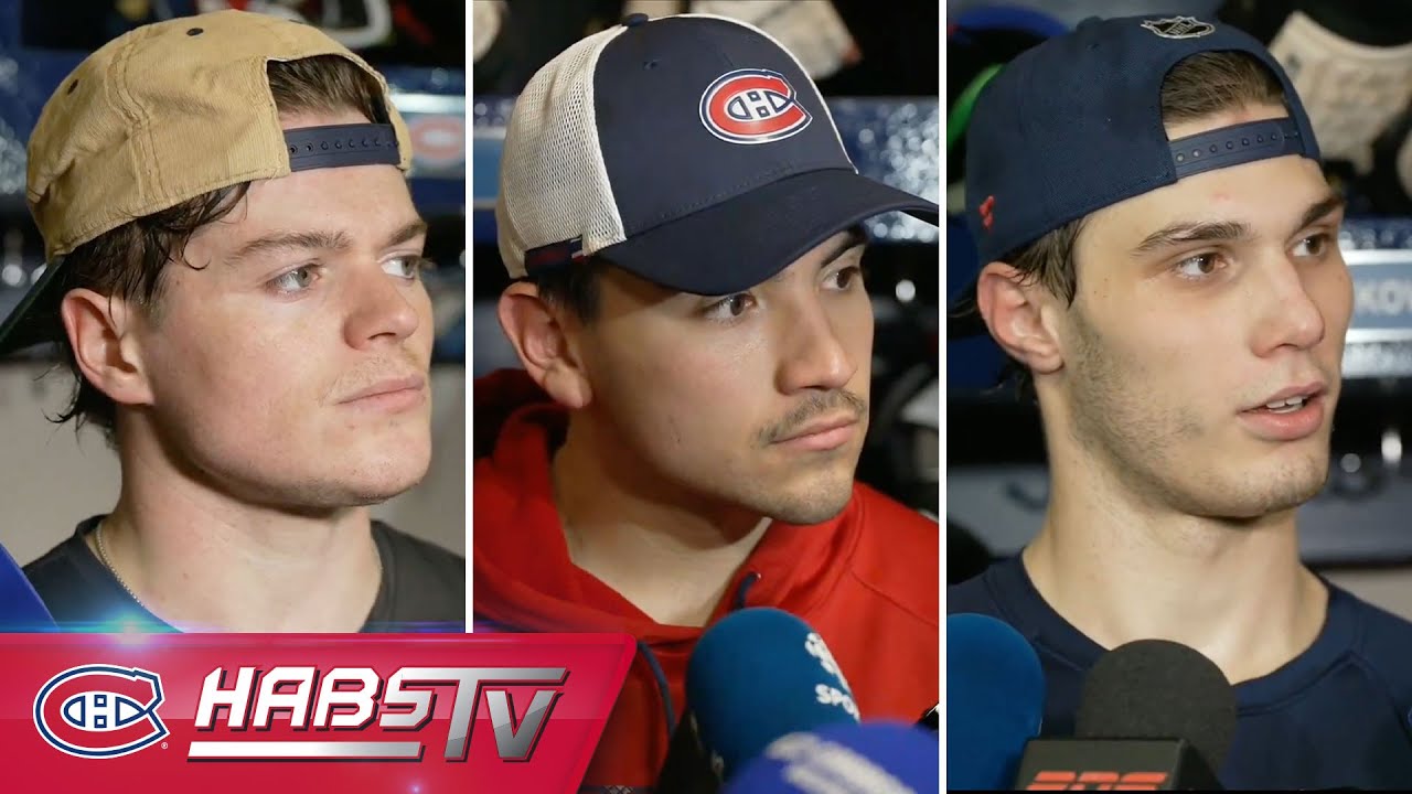 Canadiens address the media at practice | LIVE PRESS CONFERENCES