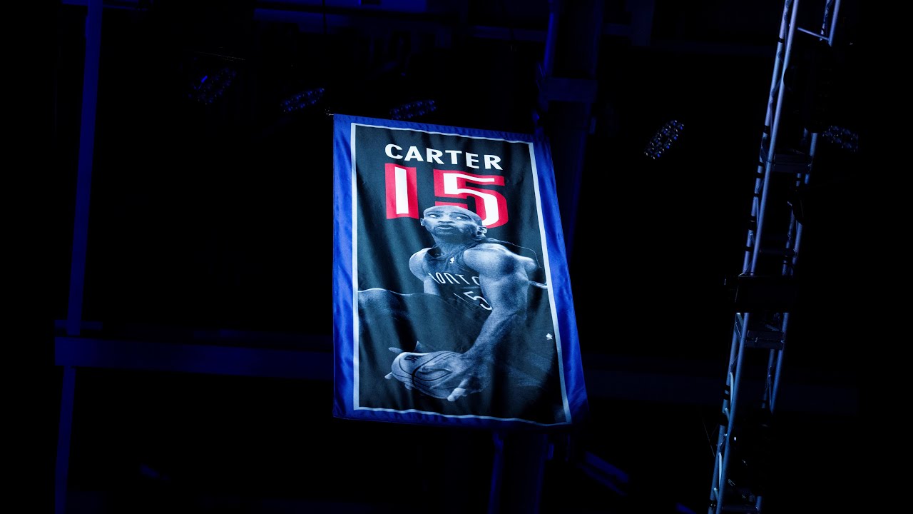 Vince Carter's Toronto Raptors Jersey Retirement! || #Vinsanity