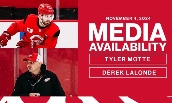 Tyler Motte & Derek Lalonde Media Availability | Nov. 4, 2024