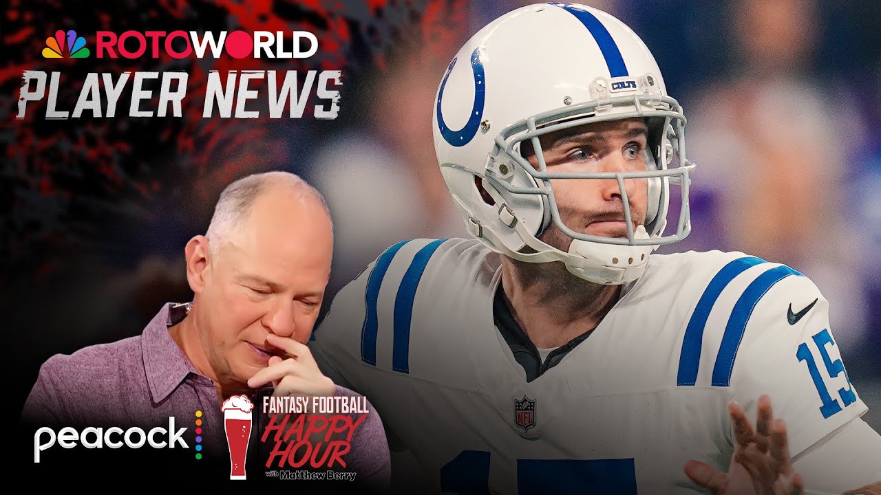 Indianapolis Colts' Joe Flacco has lost his 'magic' | Fantasy Football Happy Hour | NFL on NBC