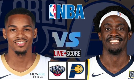 New Orleans Pelicans vs Indiana Pacers | NBA Regular Season Live Scoreboard