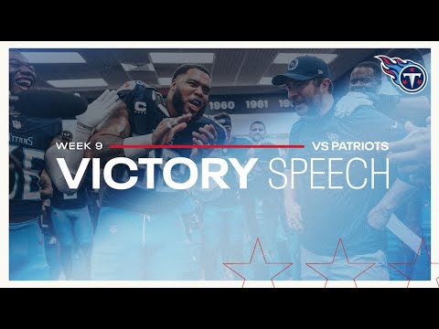 Overtime Win Over the Patriots | Victory Speech