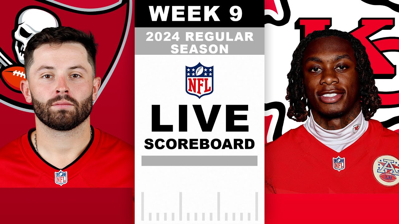 Buccaneers vs Chiefs Week 9 LIVE Scoreboard!