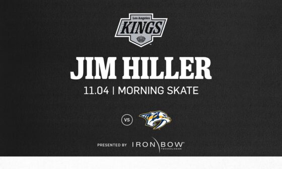 Head Coach Jim Hiller | 11.04 LA Kings Morning Skate ahead of Nashville Predators game