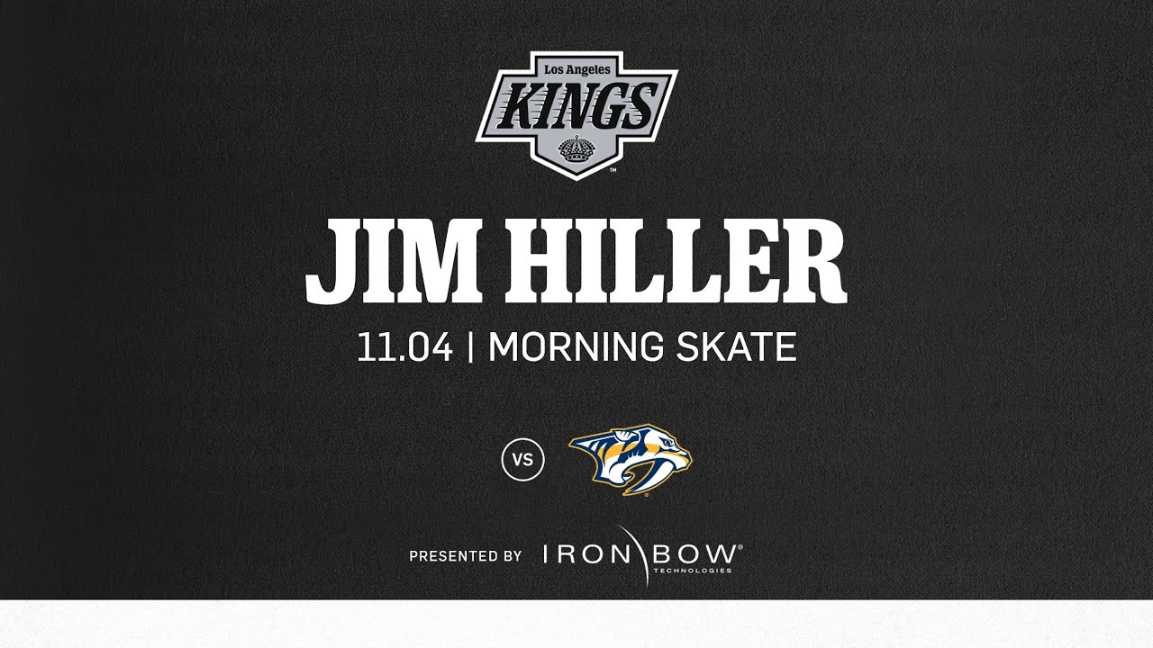 Head Coach Jim Hiller | 11.04 LA Kings Morning Skate ahead of Nashville Predators game