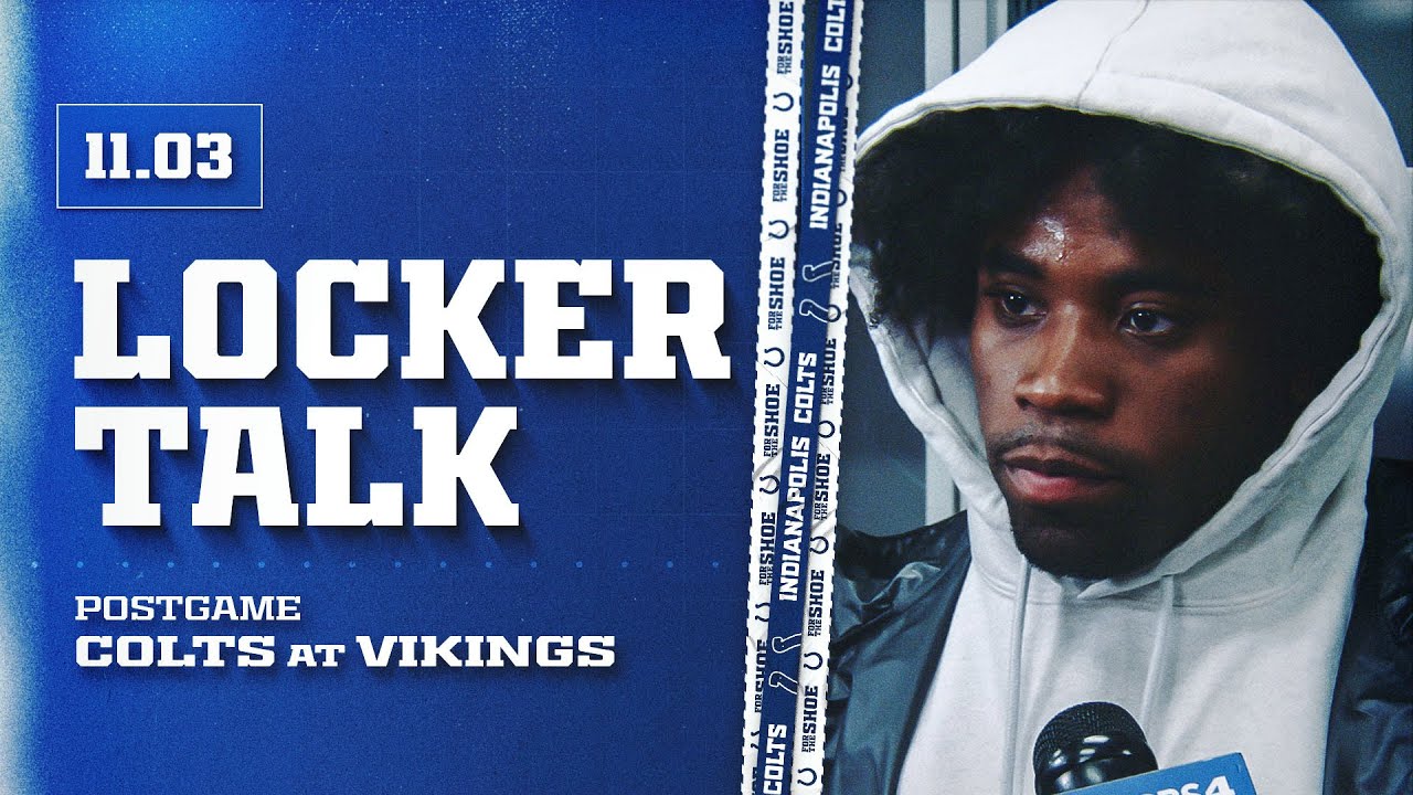 Locker Talk: Zaire Franklin, Kenny Moore II | Week 9 at Vikings