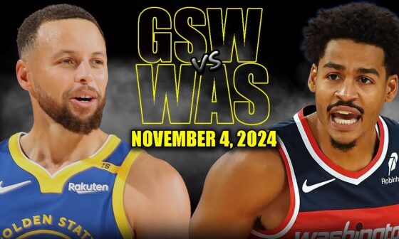 Golden State Warriors vs Washington Wizards Full Game Highlights - November 4  | 2024-25 NBA Season