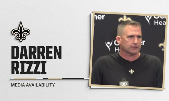 Darren Rizzi on taking over as interim head coach | New Orleans Saints