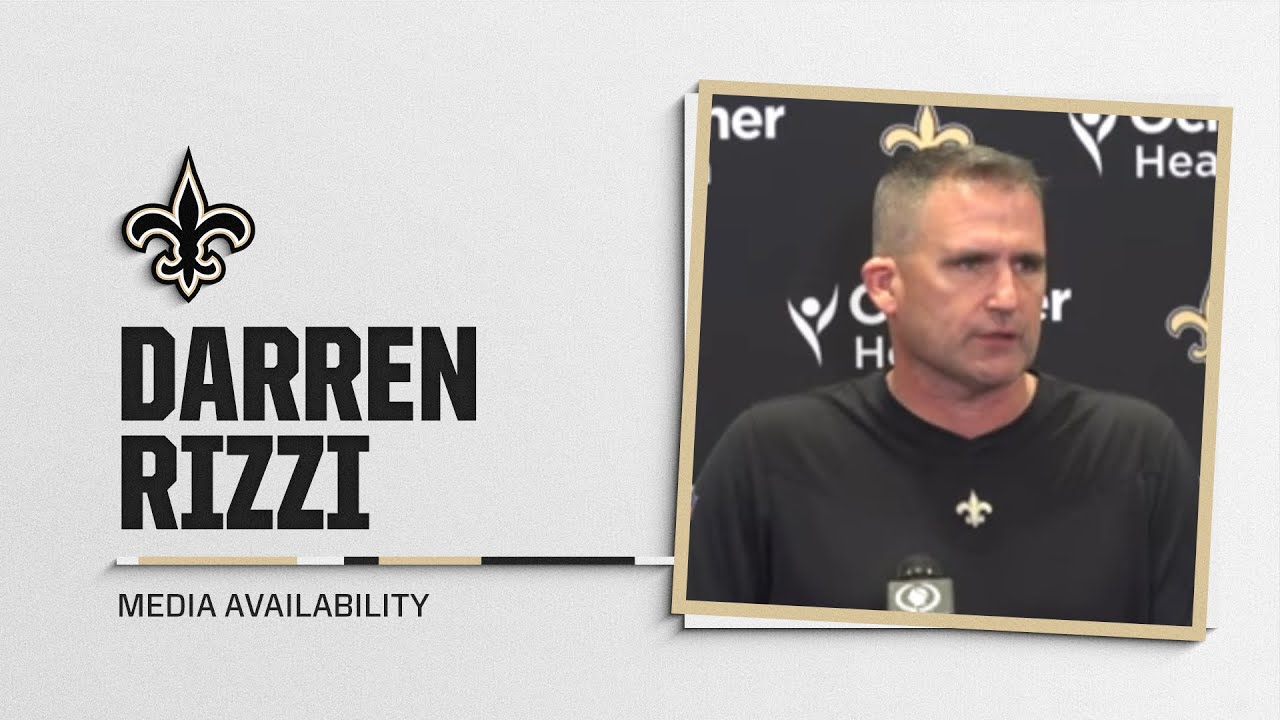 Darren Rizzi on taking over as interim head coach | New Orleans Saints