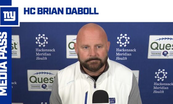 Brian Daboll Recaps Giants vs. Commanders | New York Giants