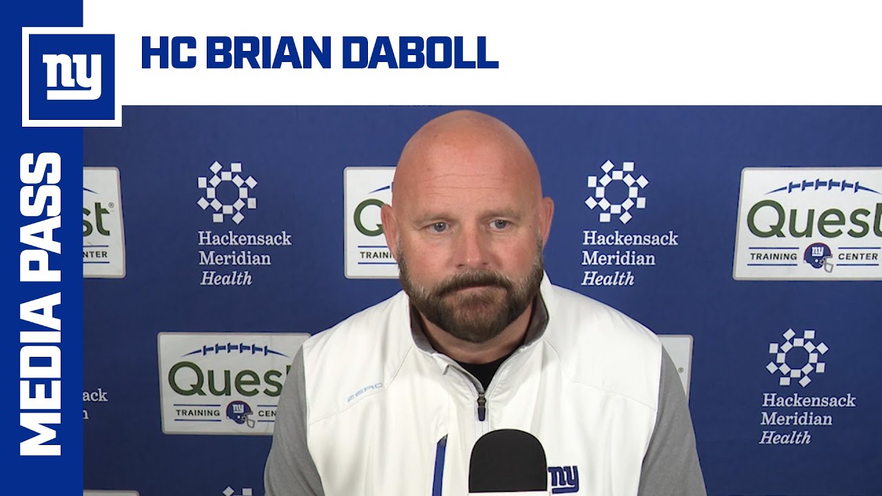 Brian Daboll Recaps Giants vs. Commanders | New York Giants