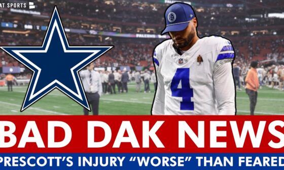 BAD Dak Prescott Injury News: Cowboys QB Hurt ‘Worse Than Feared’ | Start Cooper Rush Or Trey Lance?