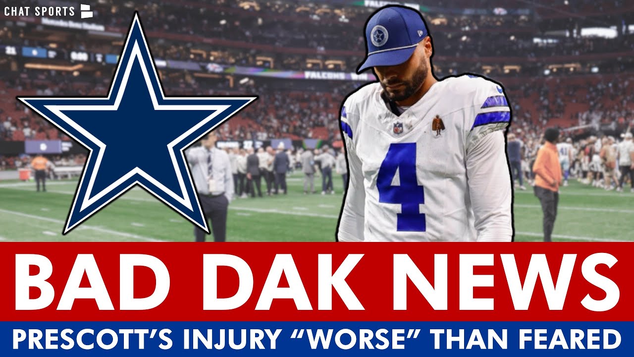 BAD Dak Prescott Injury News: Cowboys QB Hurt ‘Worse Than Feared’ | Start Cooper Rush Or Trey Lance?