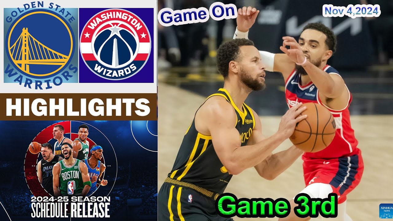 Warriors vs  Wizards GAME 3rd QTR HIGHLIGHTS | Nov 4, 2024 | 2024-2025 NBA Season