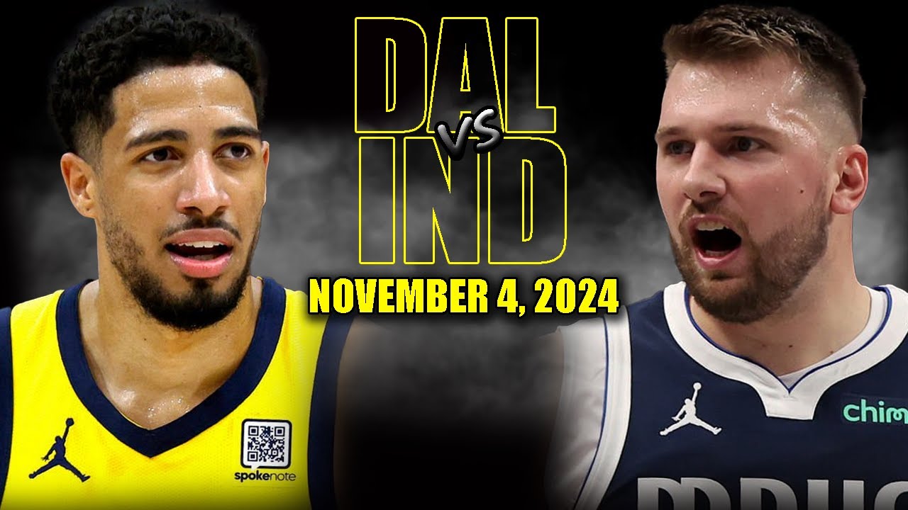 Dallas Mavericks vs Indiana Pacers Full Game Highlights - November 4, 2024 | 2024-25 NBA Season