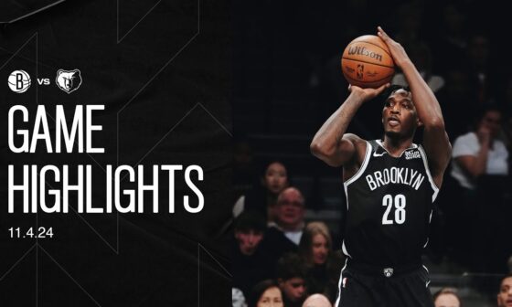 HIGHLIGHTS: Dorian Finney-Smith Has Huge Second Half As Nets Drop Grizzlies, 106-104