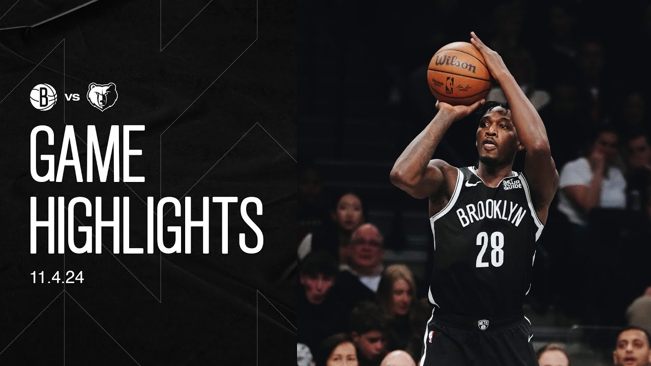 HIGHLIGHTS: Dorian Finney-Smith Has Huge Second Half As Nets Drop Grizzlies, 106-104