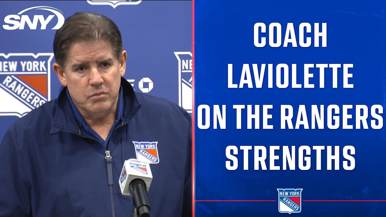 Rangers head coach Peter Laviolette on reasons for Rangers' success so far | SNY