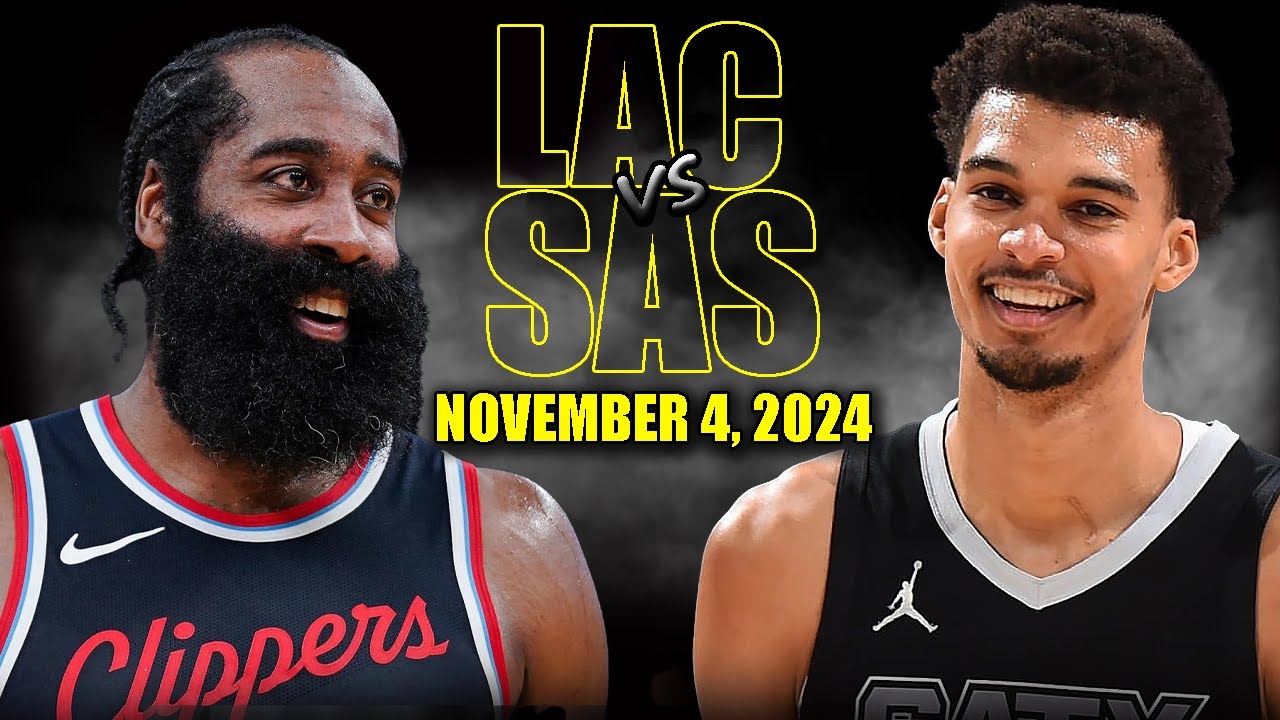 San Antonio Spurs vs Los Angeles Clippers Full Game Highlights - November 4  | 2024-25 NBA Season