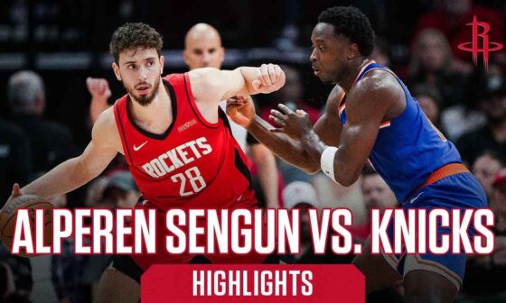 Alperen Sengun (25 points) Highlights vs. New York Knicks l Houston Rockets