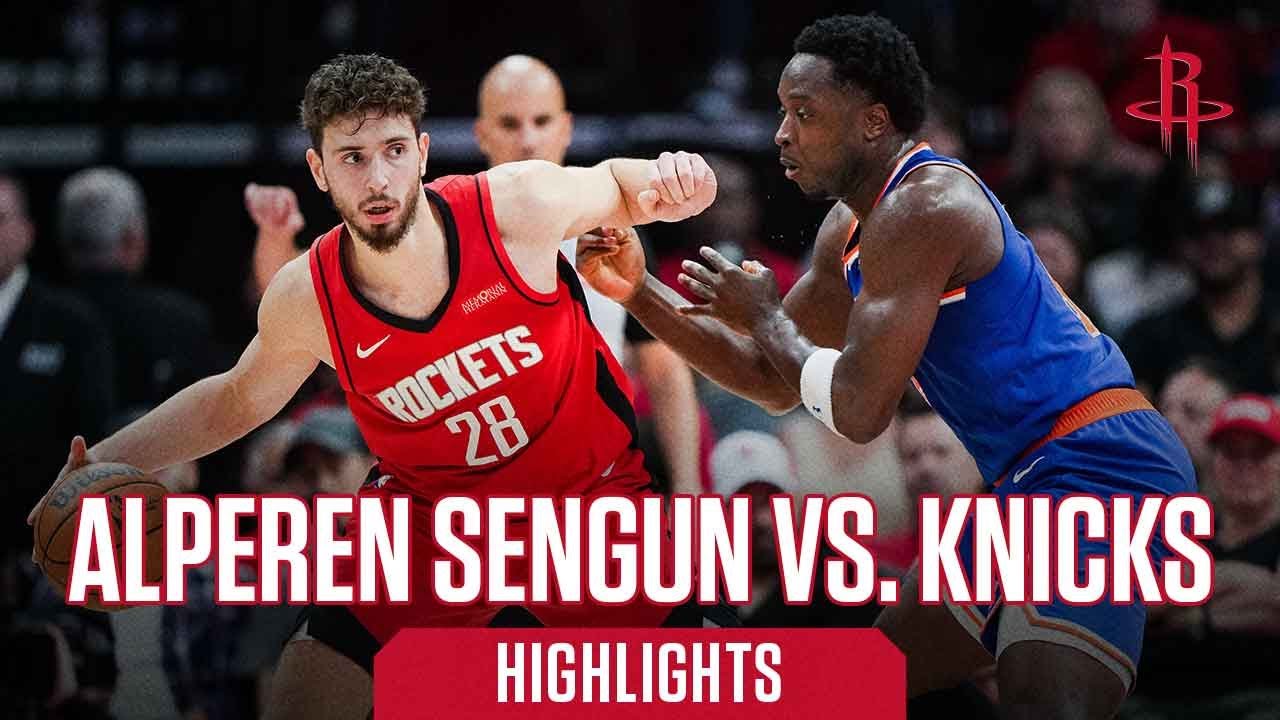 Alperen Sengun (25 points) Highlights vs. New York Knicks l Houston Rockets