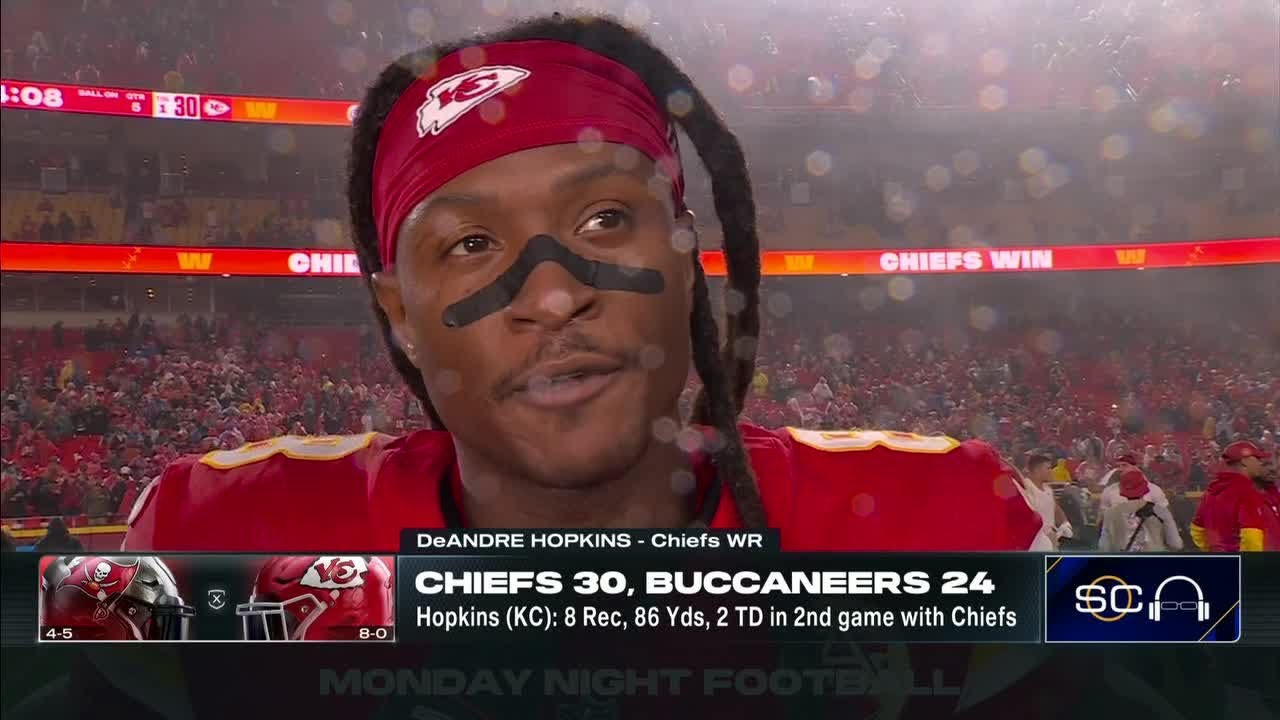 DeAndre Hopkins says ‘words can’t describe’ Chiefs’ OT win vs. Bucs | NFL on ESPN