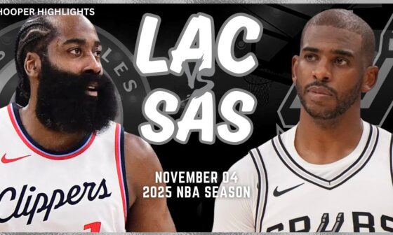 LA Clippers vs San Antonio Spurs Full Game Highlights | Nov 4 | 2025 NBA Season