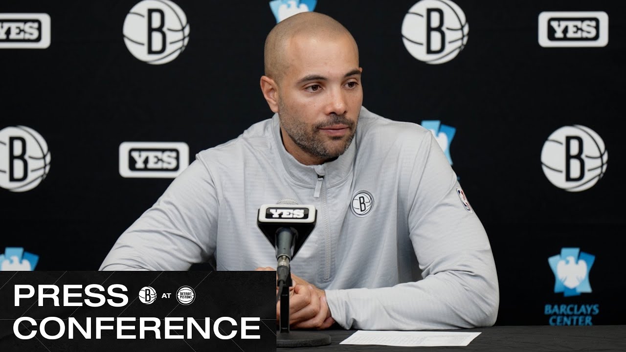 Head Coach Jordi Fernández Postgame Press Conference | Pistons vs. Nets