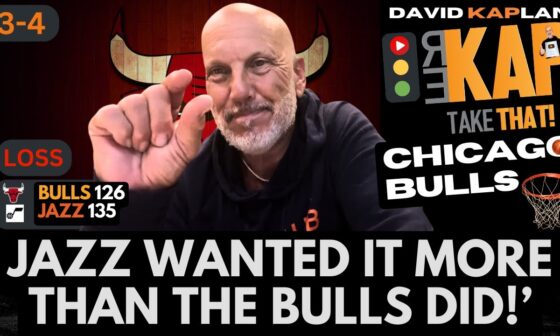 REKAP: 🏀 Chicago Bulls 135-126 loss to Utah Jazz. ‘They wanted it more than the Bulls did!’