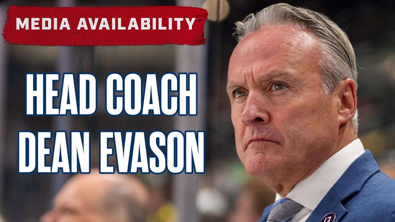 Blue Jackets Head Coach Dean Evason Speaks Ahead of the West Coast Trip | Media Availability