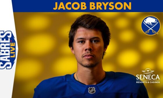 Jacob Bryson Joins Sabres Live | Buffalo Sabres