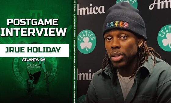 Jrue Holiday: Jayson Tatum is a Top Five Player "He makes it look pretty easy." | Celtics Postgame