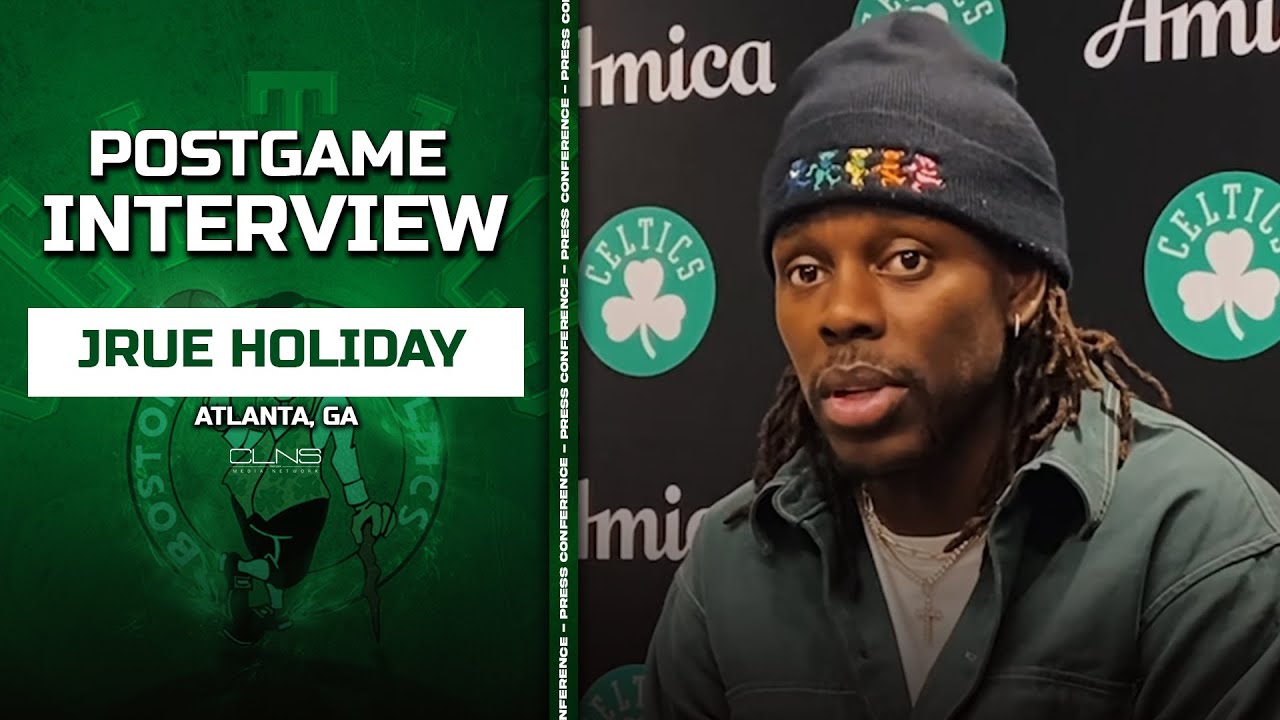 Jrue Holiday: Jayson Tatum is a Top Five Player "He makes it look pretty easy." | Celtics Postgame