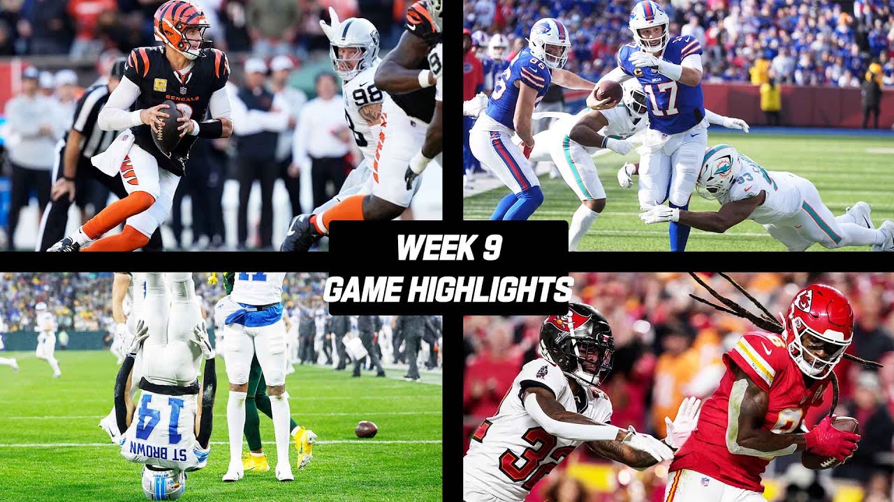 Every Week 9 Game Highlight!