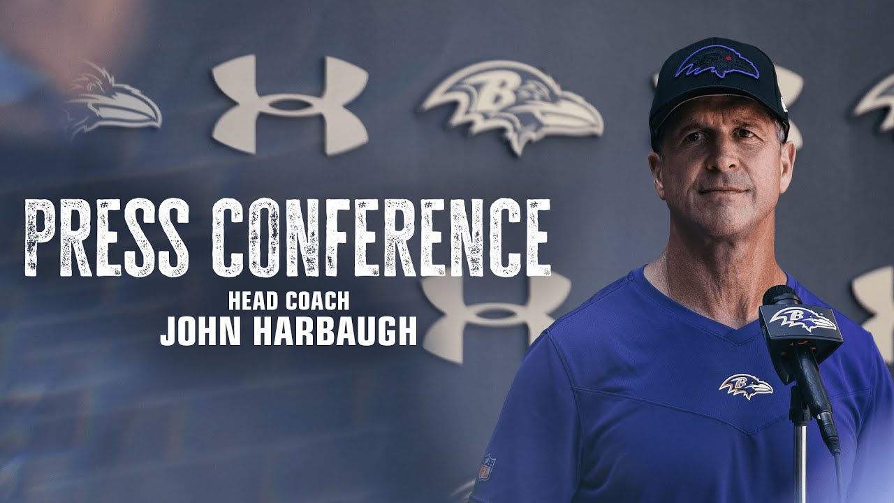 John Harbaugh Media Availability | Baltimore Ravens