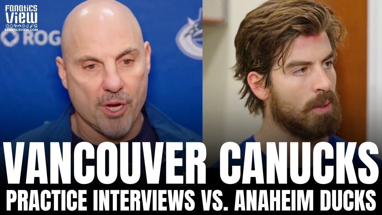 Rick Tocchet & Conor Garland Discuss Increased Ice Time for Garland, Canucks vs. Ducks Matchup