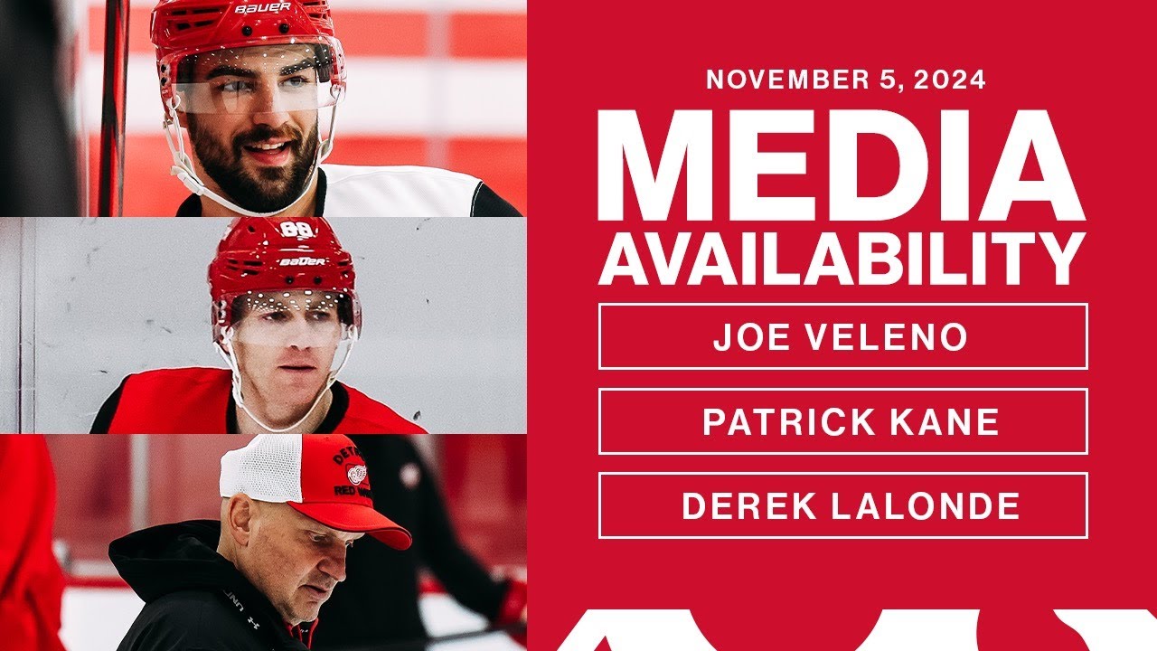 Patrick Kane, Joe Veleno, Derek Lalonde Media Availability | Nov. 5, 2024