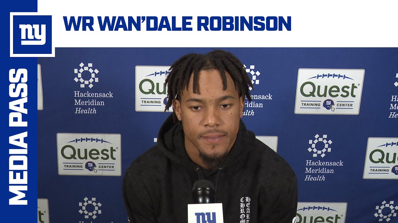 Wan'Dale Robinson: "Each week is a new week" | New York Giants